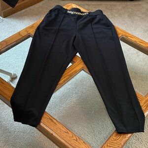 Joe B Formal Dress Pants with Gold Chain Accent